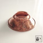 petit-abat-jour-cône-vintage-métal-biseauté-cuivre-2