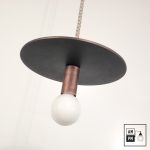 Lampe-suspendue-minimaliste-moderne-avec-disque-plat-cuivre-brosse-A3S50-1