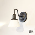 Applique-murale-vintage-cone-metal-biseaute-A5M50-noir-blanc-mat-1