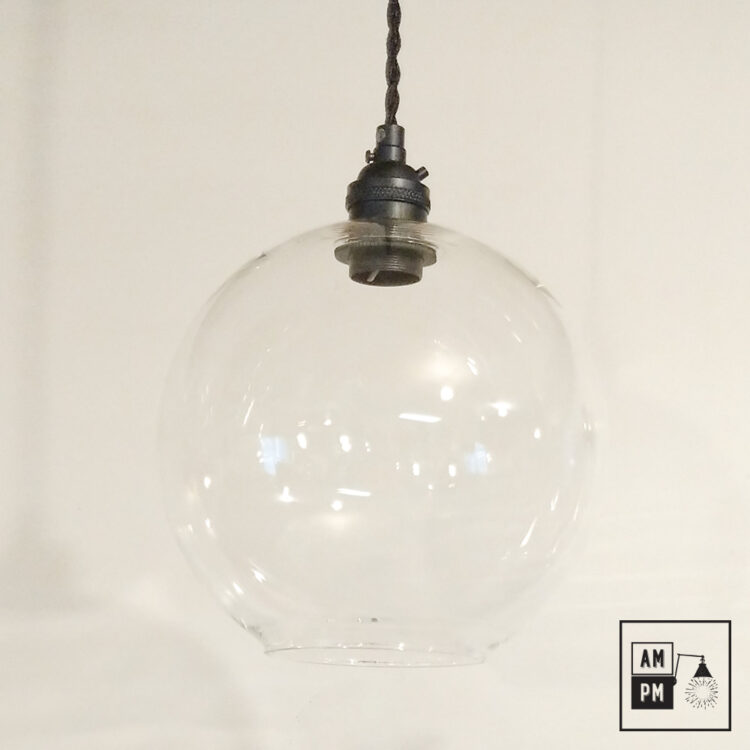 Abat-jour Globe En Verre Dépoli Blanc | Pour Suspension, Lustre, Lampe De Table | Décoration D'éclairage Moderne Et Classique