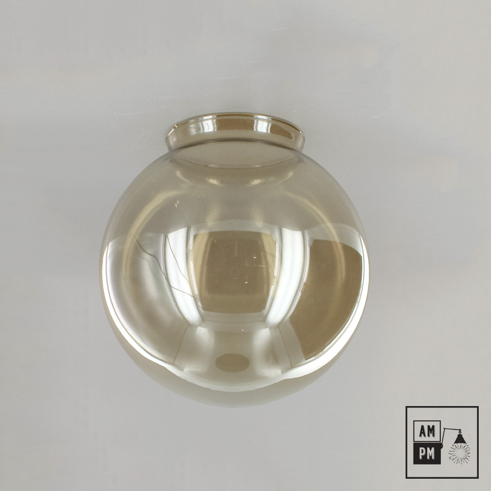 Abat-jour Sphérique En Verre Clair - Diamètre 8 Cm - Pour Ampoule G9 - Remplacement Plafonnier, Lumière Douce