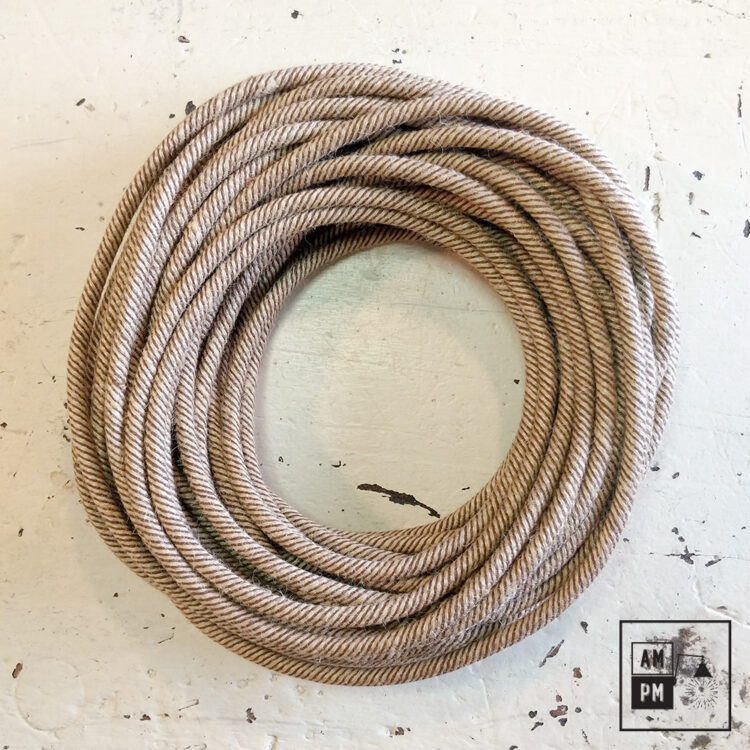 Fil électrique recouvert de jute - AM/PM